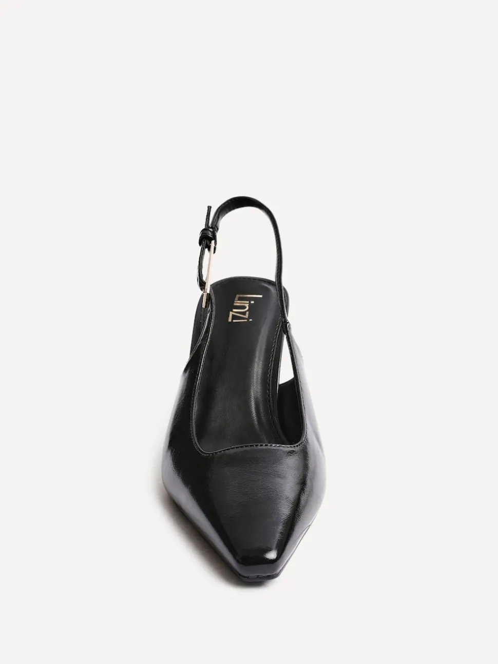 Linzi Black Avani Stiletto Court Heels