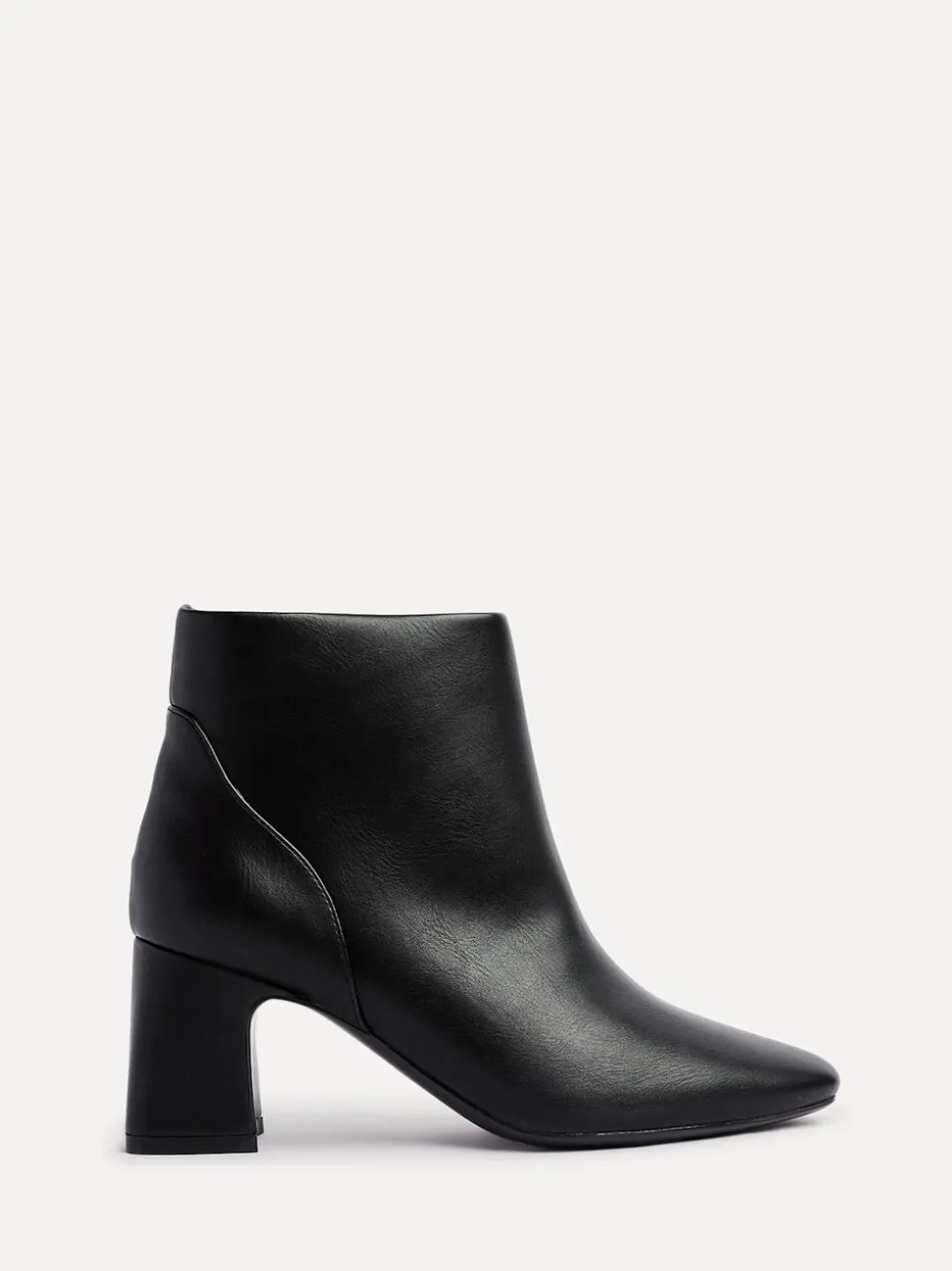Linzi Black Cove Comfort Block Heeled Ankle Boot