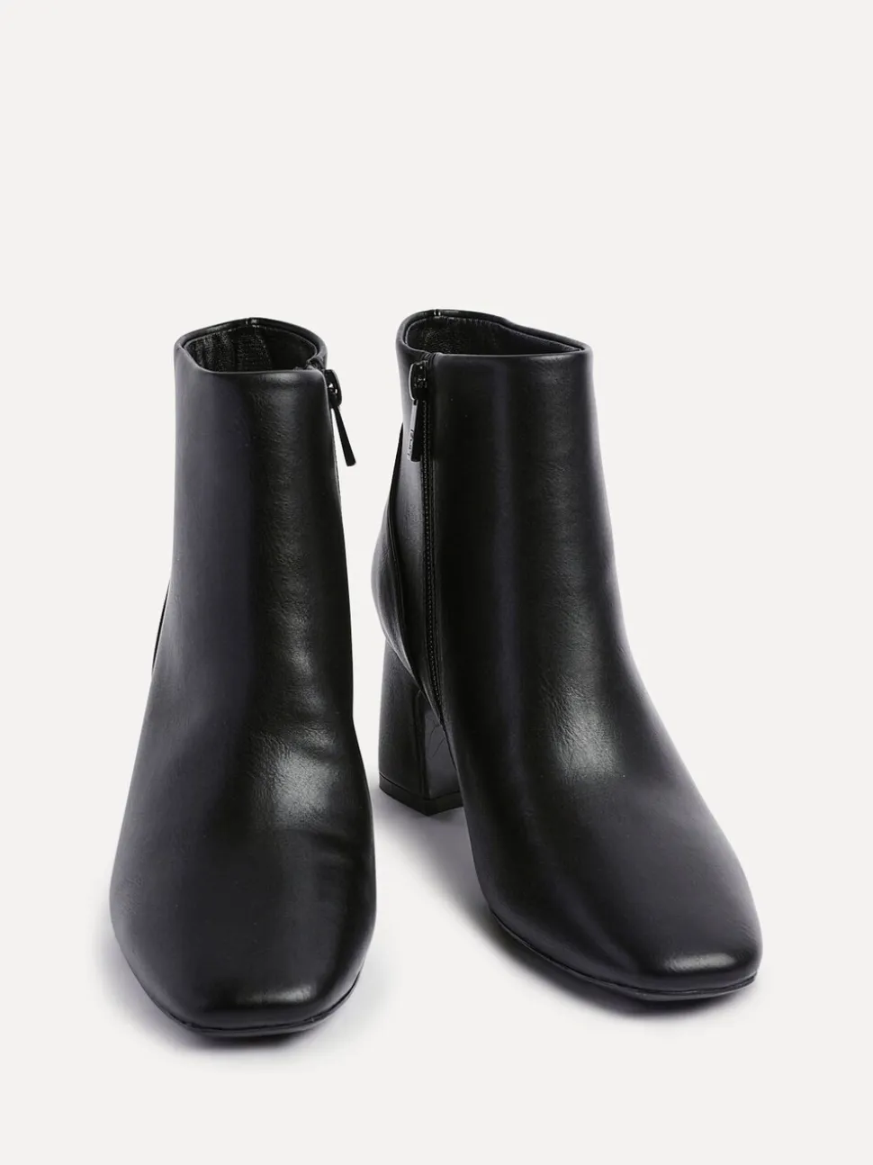 Linzi Black Cove Comfort Block Heeled Ankle Boot