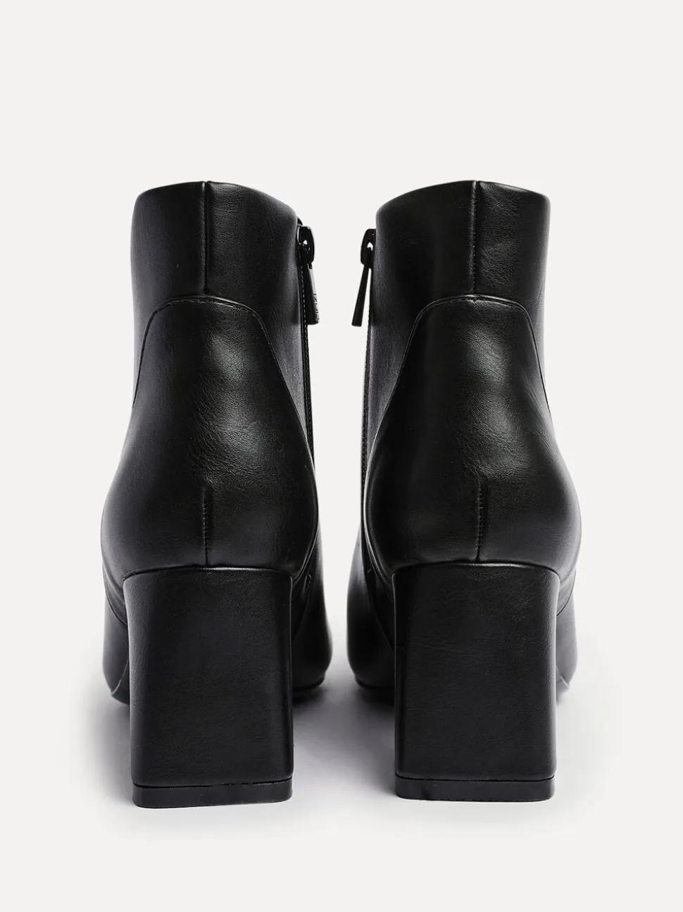 Linzi Black Cove Comfort Block Heeled Ankle Boot