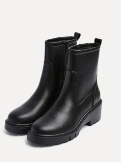 Linzi Black Limited Wedge Ankle Boots