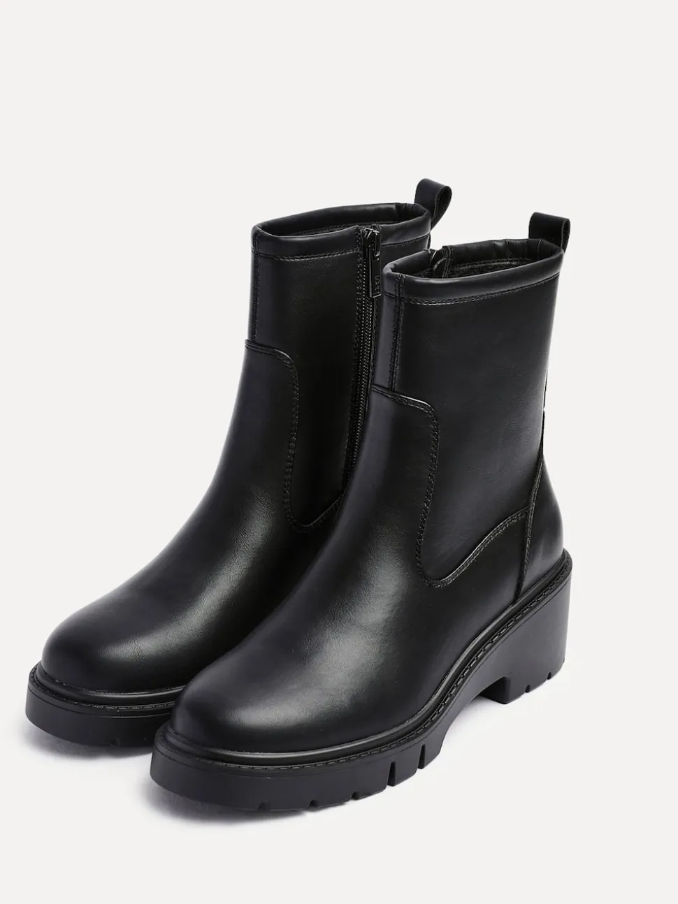 Linzi Black Limited Wedge Ankle Boots