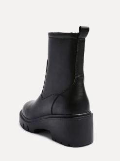 Linzi Black Limited Wedge Ankle Boots