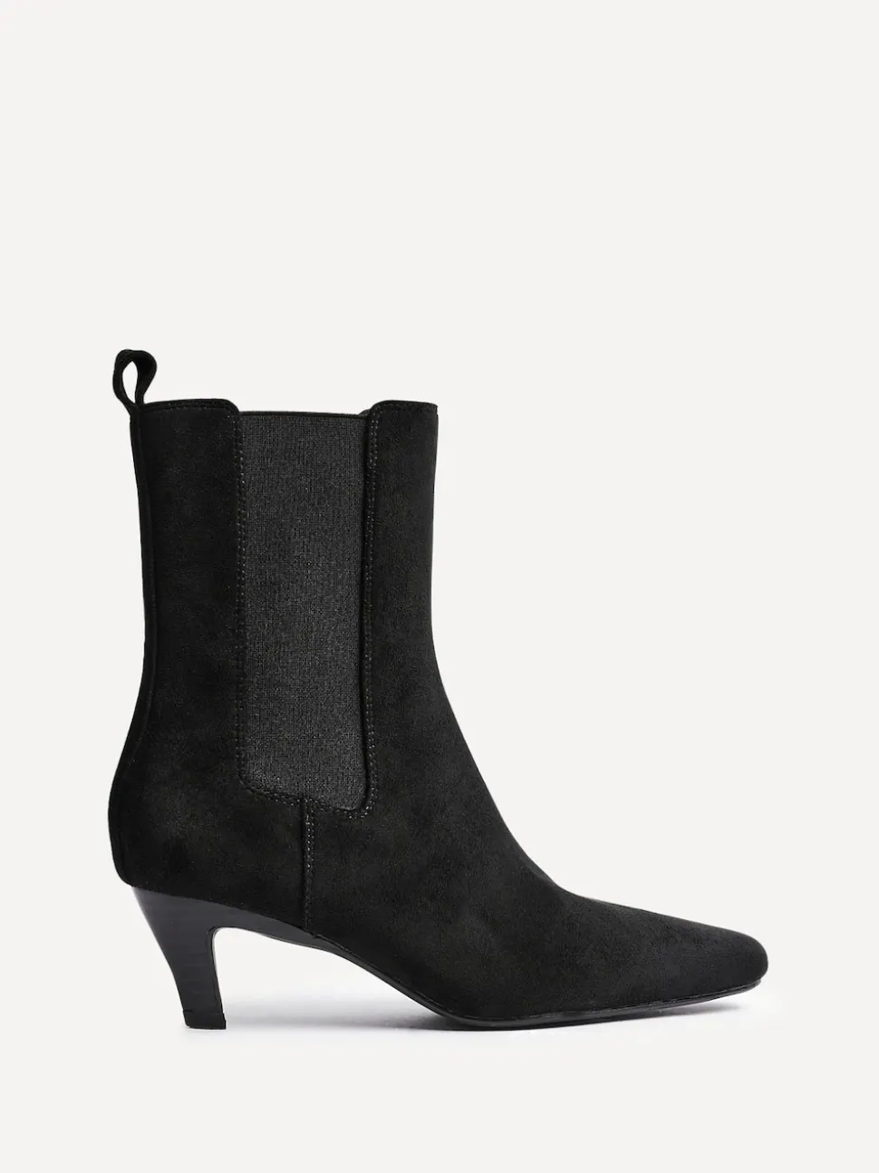 Linzi Black Ritual Kitten Heeled Chelsea Boots