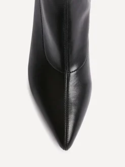 Linzi Black Upgrade Kitten Heel Ankle Boots