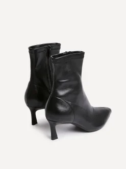 Linzi Black Upgrade Kitten Heel Ankle Boots