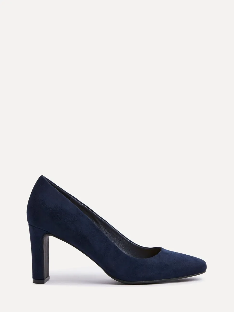 Linzi Blue Agenda Block Heel Courts
