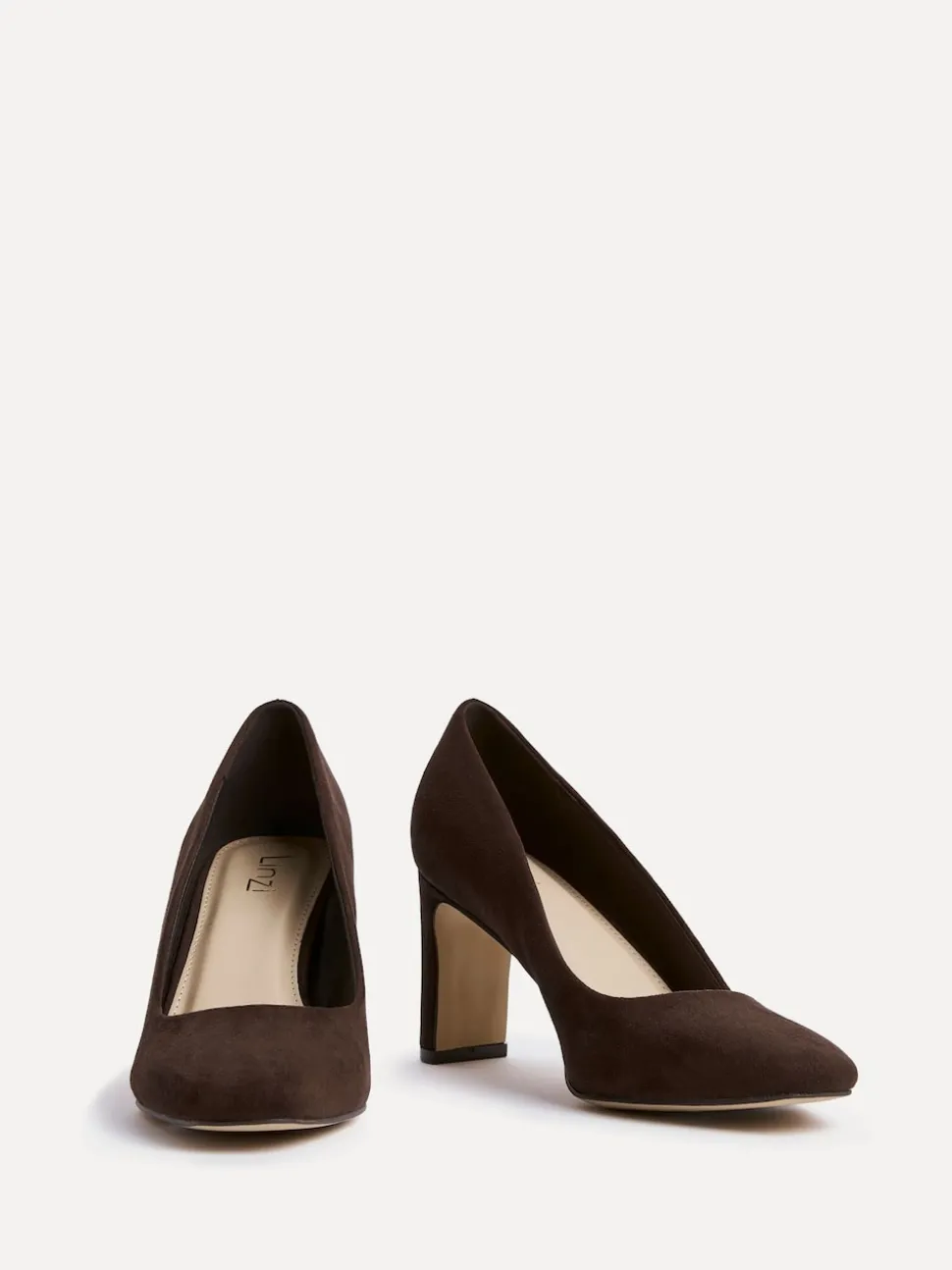 Linzi Brown Agenda Block Heel Courts