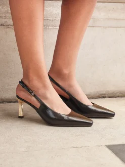 Linzi Brown Avani Stiletto Court Heels