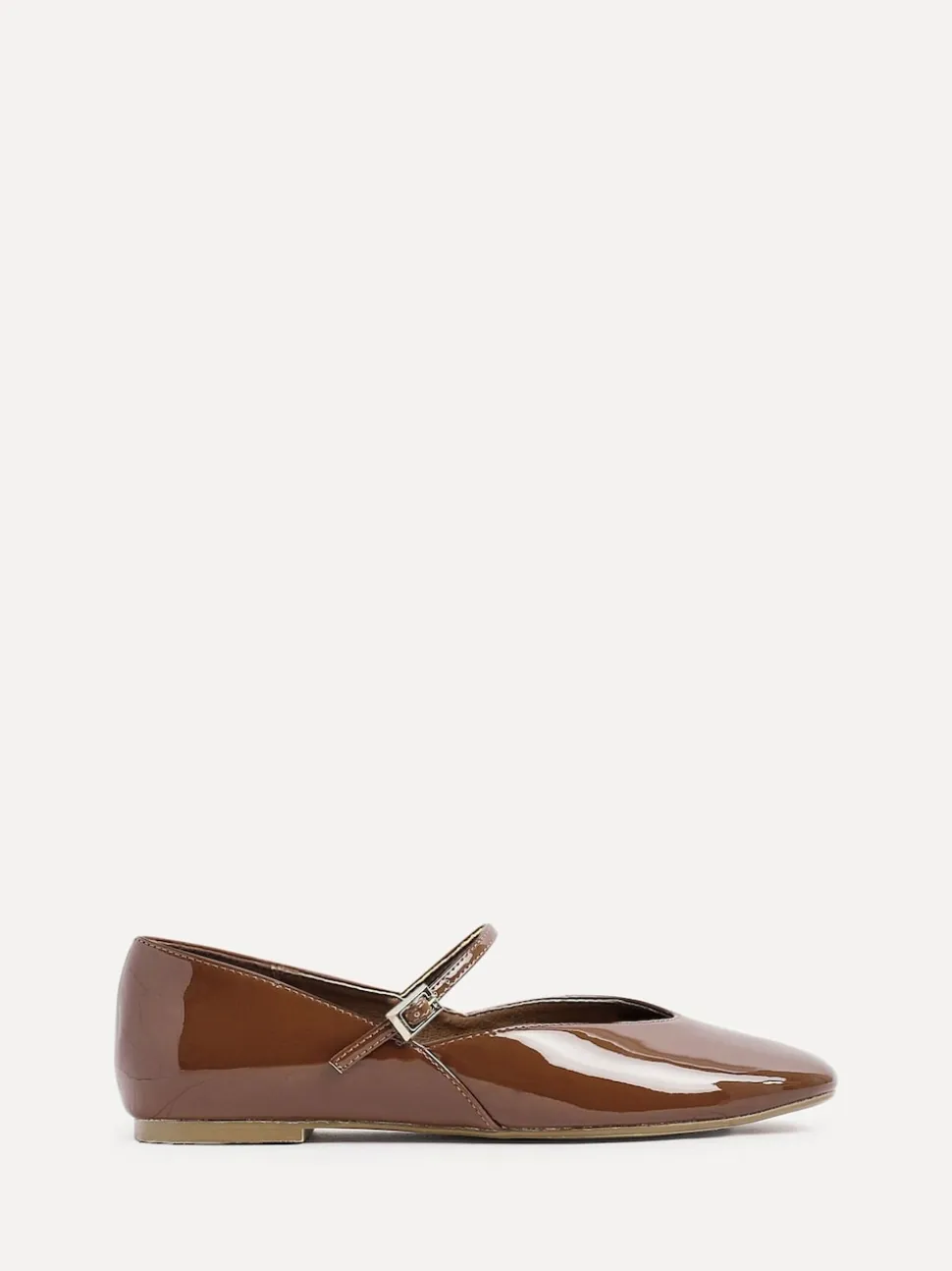 Linzi Brown Hush Square Toe Mary Jane Shoes