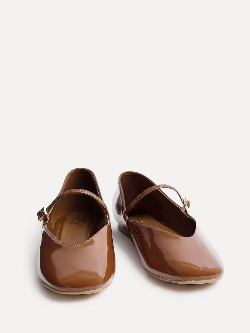 Linzi Brown Hush Square Toe Mary Jane Shoes
