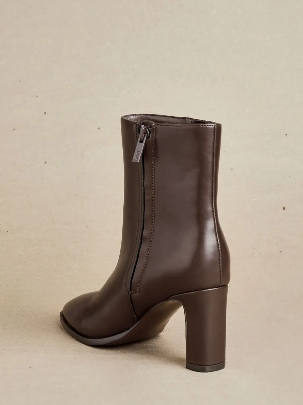 Linzi Brown Jonas Block Heel Ankle Boots