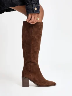 Linzi Brown Levine Block Heeled High Leg Boots