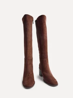 Linzi Brown Levine Block Heeled High Leg Boots