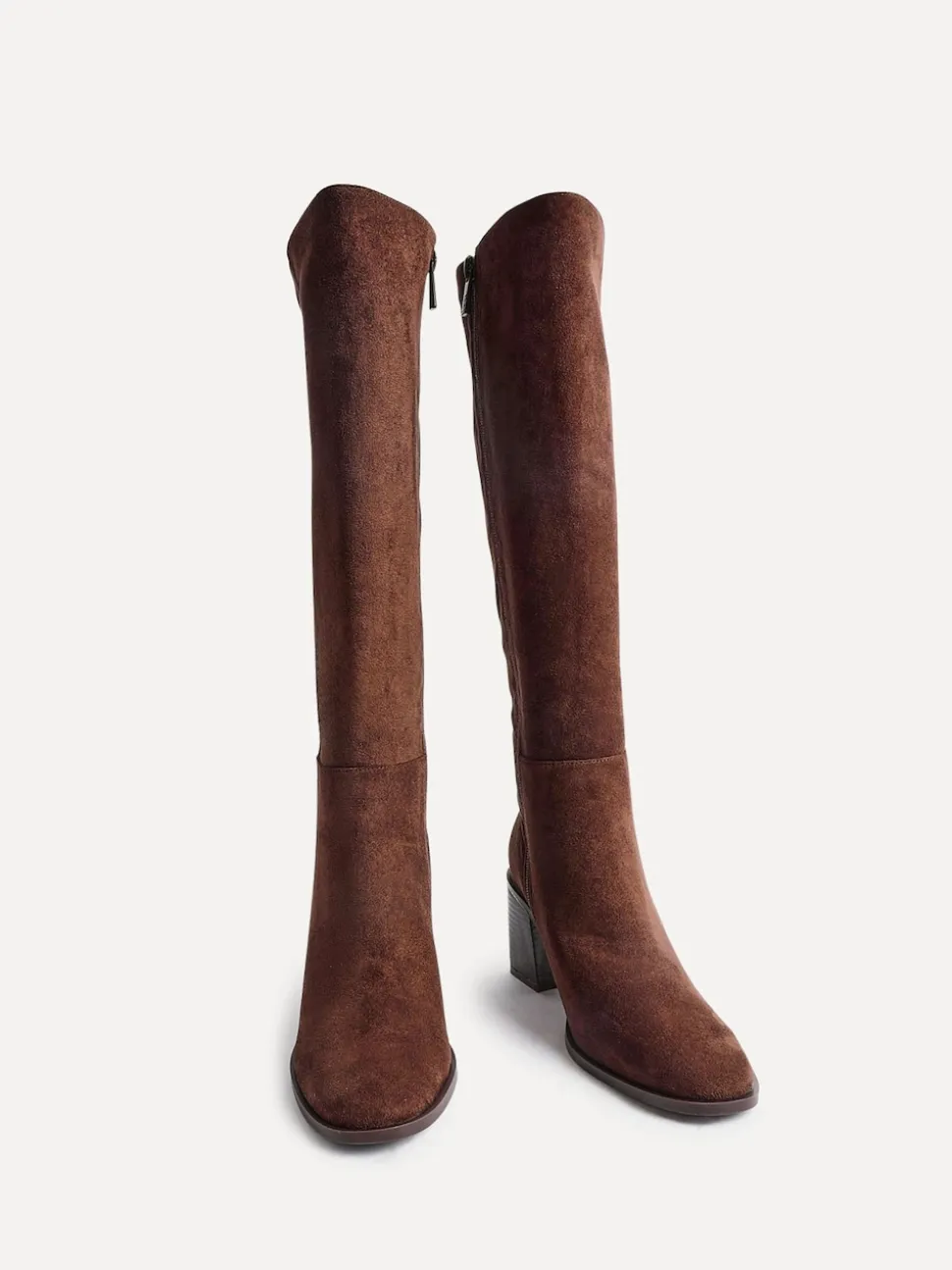 Linzi Brown Levine Block Heeled High Leg Boots