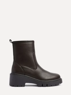Linzi Brown Limited Wedge Ankle Boots
