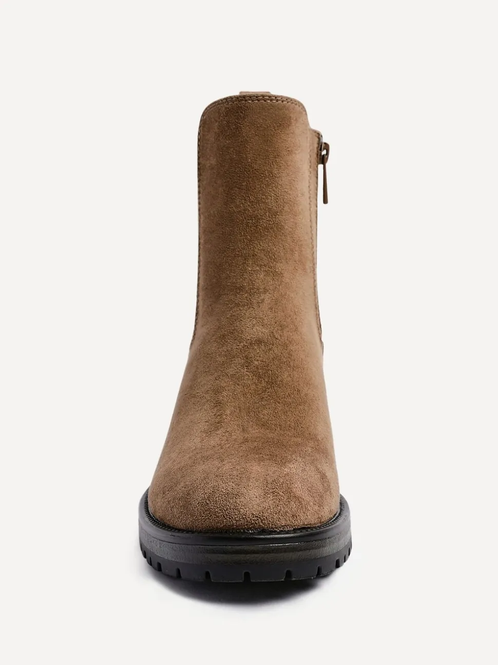 Linzi Brown Path Block Heel Chelsea Boots