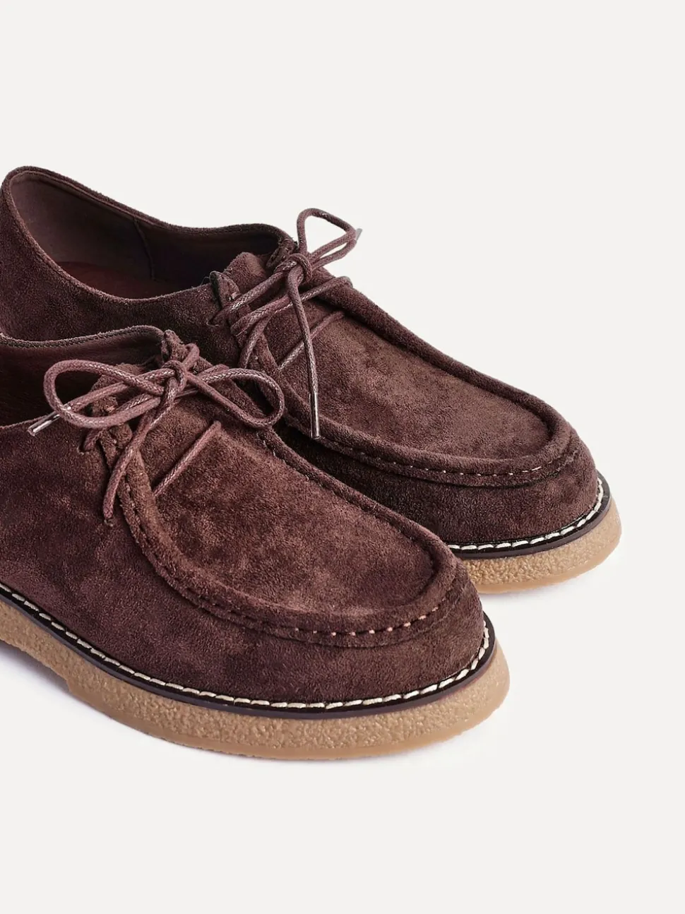 Linzi Brown Perth Laced Chunky Loafers