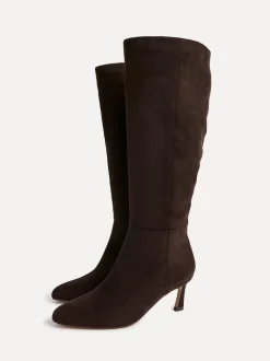 Linzi Brown Rush Pointed Toe High Leg Stiletto Boots