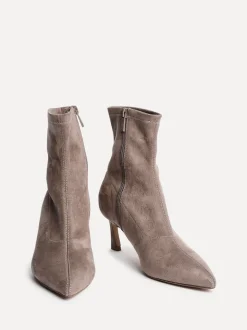 Linzi Brown Upgrade Kitten Heel Ankle Boots