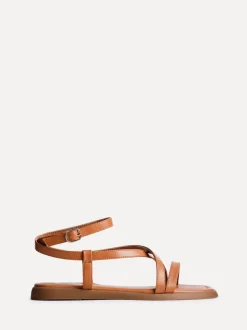 Linzi Brown Valor Strappy Gladiator Flat Sandals