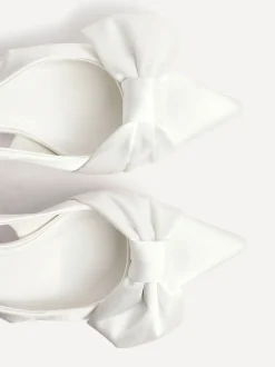 Linzi Cream Bridal Always Courts With Bow Detail