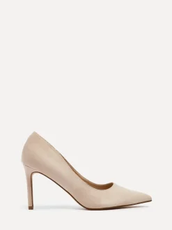 Linzi Cream Overjoyed Stiletto Pointed Court Heels