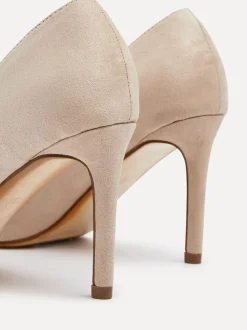 Linzi Cream Overjoyed Stiletto Pointed Court Heels