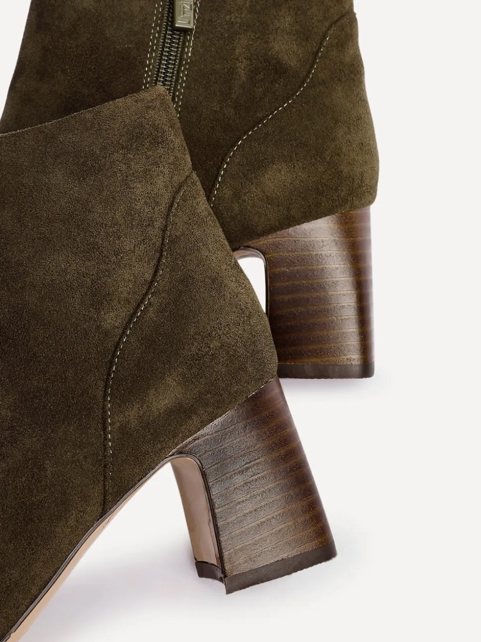 Linzi Green Cove Comfort Block Heeled Ankle Boot