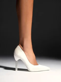 Linzi Ivory Adore Courts With Diamante Heel