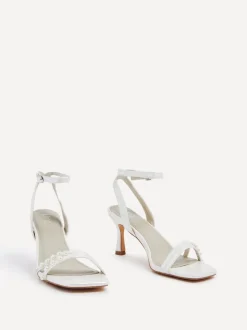 Linzi Ivory Bridal Adelaide Pearl Embellished Block Heels