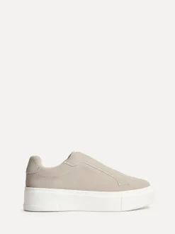 Linzi Natural Henley Flatform Slip-On Trainers