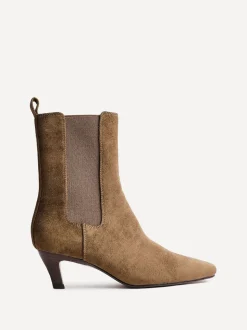 Linzi Natural Ritual Kitten Heeled Chelsea Boots