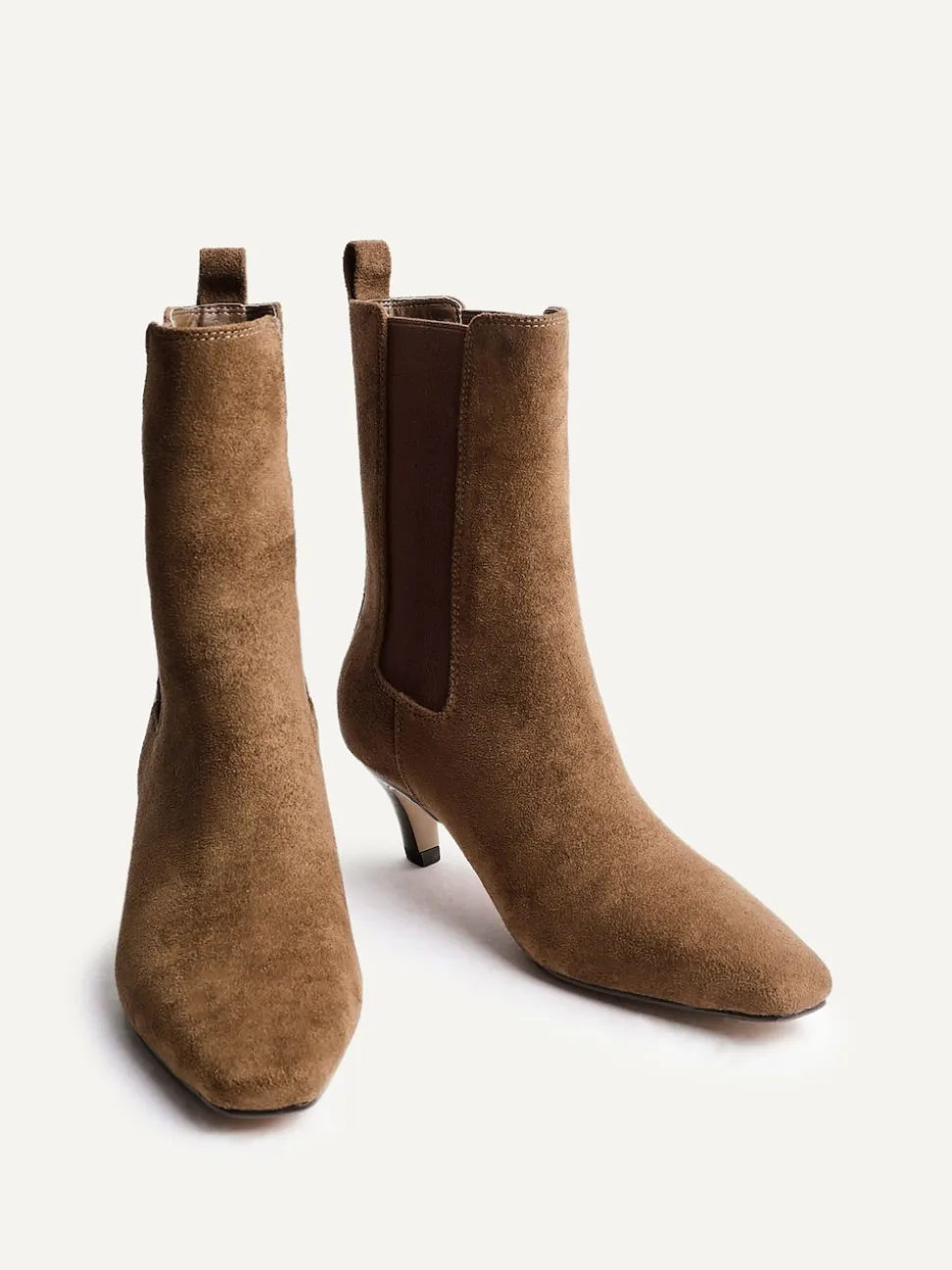 Linzi Natural Ritual Kitten Heeled Chelsea Boots