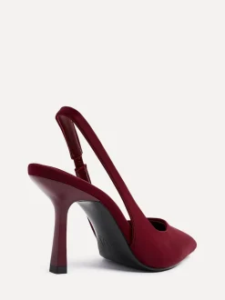 Linzi Red Dash Slingback Court Heels