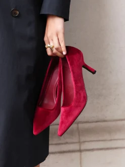 Linzi Red Kat Closed Court Stiletto Heels