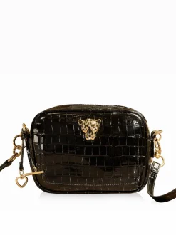 Lipsy Black Boxy Cross-Body Bag
