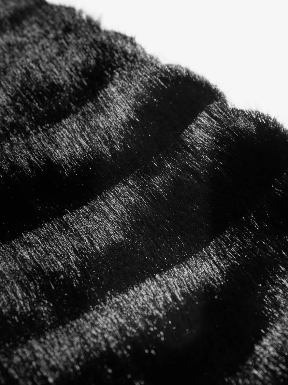 Lipsy Black Faux Fur Scarf