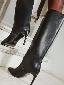 Lipsy Black Knee High Boots