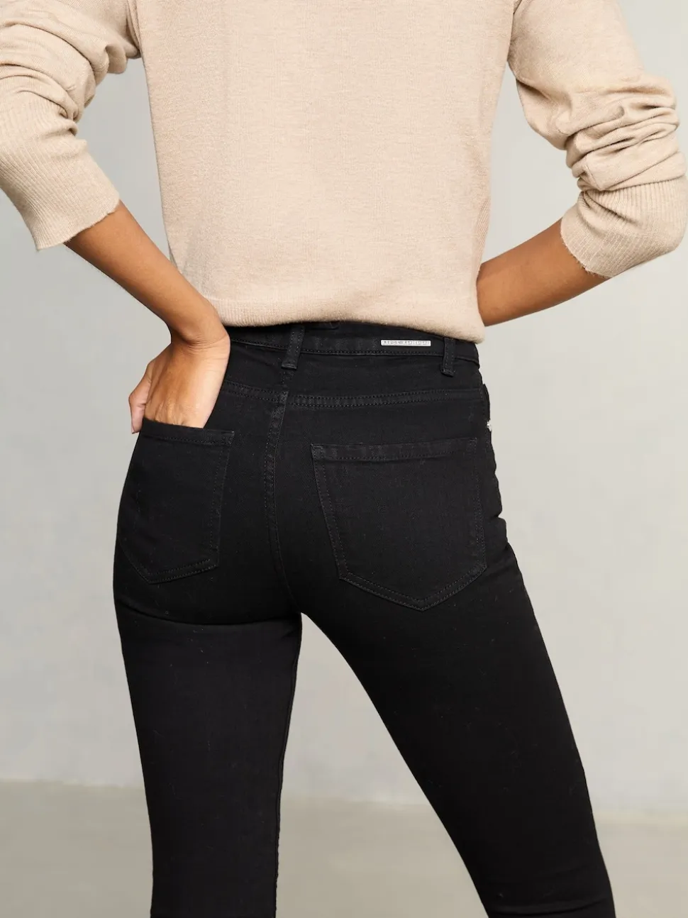 Lipsy Black Mid Rise Skinny Jeans
