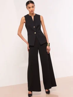 Lipsy Black Premium Tailored Waistcoat