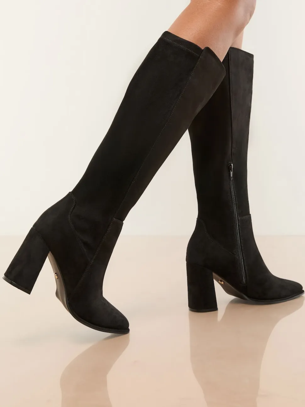 Lipsy Black Standard fit Knee High Boots