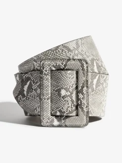 Lipsy Black Wide Buckle Belt