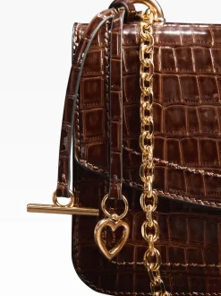 Lipsy Chocolate Brown Medium Chain Shoulder Bag