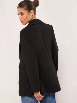 Lipsy Jet Black Relaxed Blazer