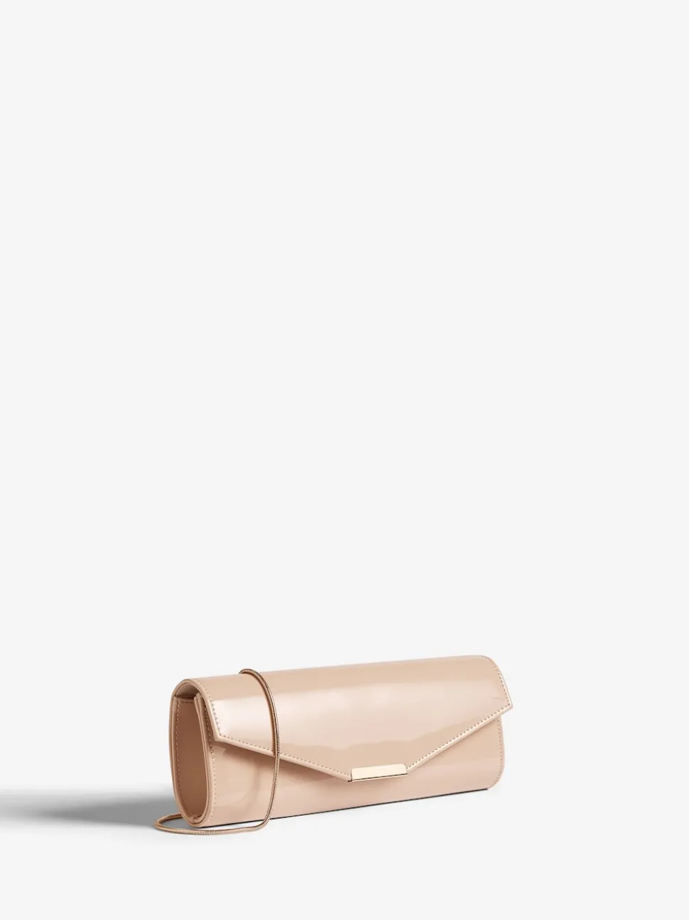 Lipsy Nude Clutch Bag