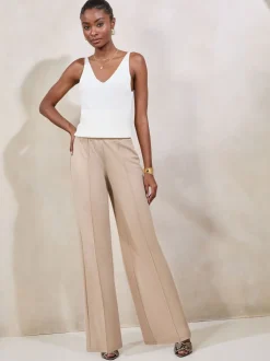 Lipsy Stone High Waist Wide Leg Trousers