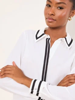 Lipsy White Tipped Shirt