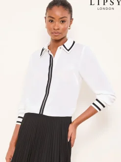 Lipsy White Tipped Shirt
