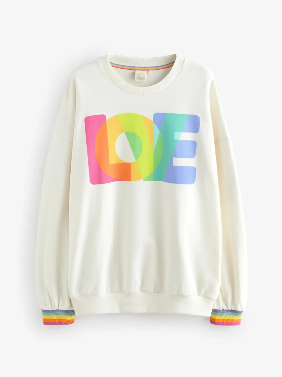 Little Bird by Jools Oliver Multi Oversized Crew Neck Sweatshirt